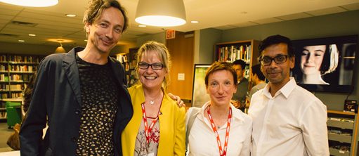 Volker Bertelmann (Hauschka), Jutta Brendemühl, Helga Binder, and Debashis Sinha