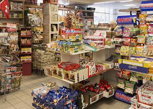 Beaucoup de produits allemands et suisses