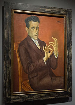 The portrait of Hugo Simons in the Montreal Museum of Fine Arts, painted by Otto Dix