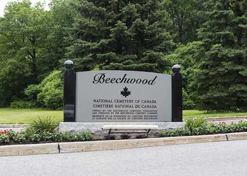 The National Cemetery "Beechwood" in Ottawa