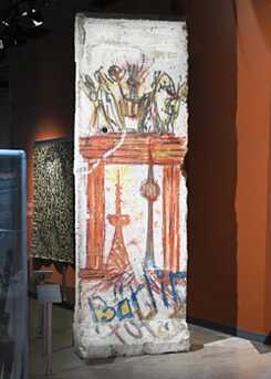 A piece of the Berlin Wall in Ottawa