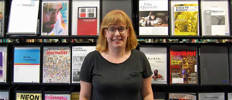 Todo lo que se puede saber sobre cine - Sofía G. en la biblioteca del  der HFF