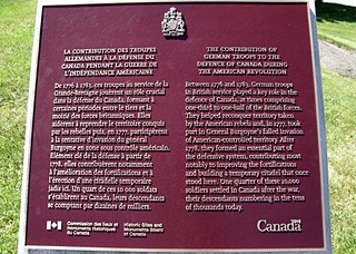 Commemorative plaque on the Plains of Abraham