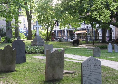 Der Friedhof der St. Matthew's Kirche