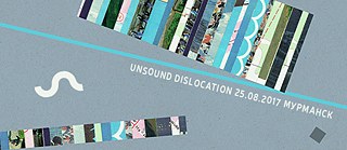 Das Flayer für das Unsound Dislocation - Festival