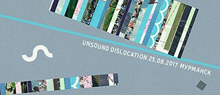 Das Flayer für das Unsound Dislocation - Festival