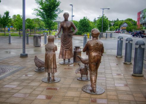 Die „Egg Money Sculpture“ in Saskatoon 