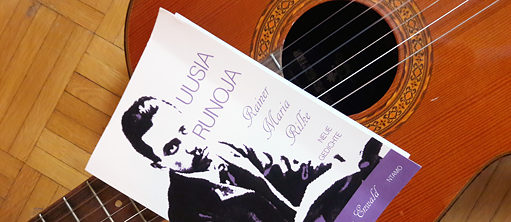 Uusia  Runoja_Buchcover mit Gitarre
