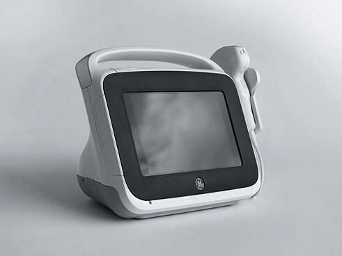 Das preisgekrönte tragbare Ultraschallgerät von GB Healthcare, das von Wipro GE Healthcare entworfen wurde ultrasound system for GE healthcare designed by Wipro GE healthcare