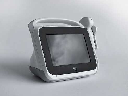Das preisgekrönte tragbare Ultraschallgerät von GB Healthcare, das von Wipro GE Healthcare entworfen wurde ultrasound system for GE healthcare designed by Wipro GE healthcare