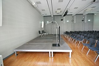 قاعة الفاعليات الجديدة في المقر الجديد للمعهد بالدقي