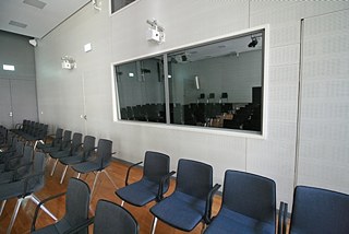 قاعة الفاعليات الجديدة في المقر الجديد للمعهد بالدقي