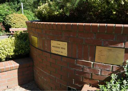 The Plaque of Edelweiss Credit Union, German Canadian Heritage Plaza
