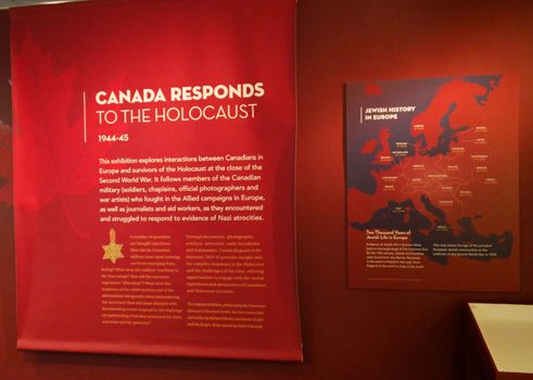 At the Holocaust Education Centre in Vancouver