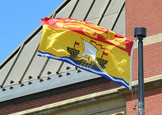 Die Flagge von New Brunswick 
