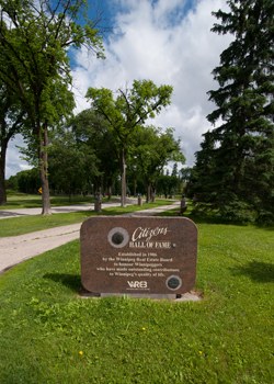 The "Citizens Hall of Fame" in Assiniboine Park 