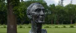 Statue of Spohr in Assiniboine Parc
