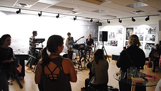 Rounding off the night with punk music