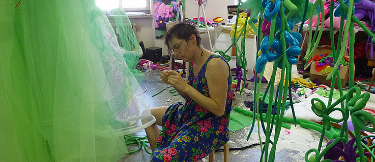 ユスティナ・ケーケのお姫様の絵　