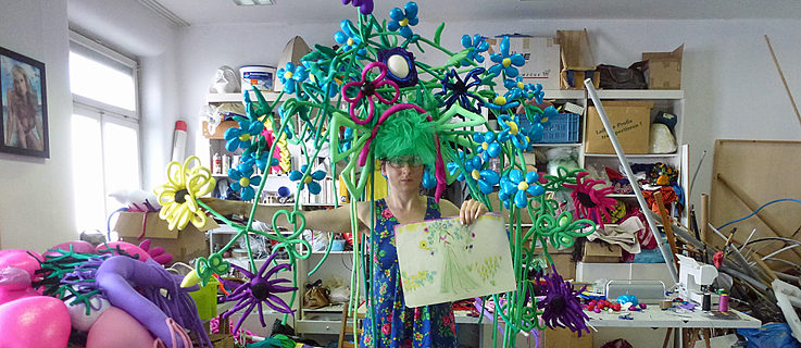 ユスティナ・ケーケのお姫様の絵　