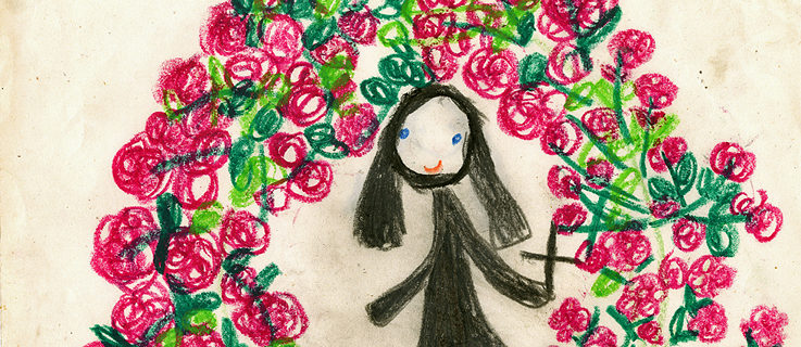 ユスティナ・ケーケのお姫様の絵　