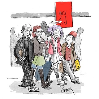 En automne, beaucoup des gens bizarres se retrouvent dans la ville : La foire du Livre ! Heureusement, il y a d’autres personnes plus raisonnables avec leurs magnifiques costumes Cosplay.