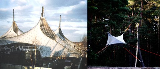 Der deutsche Pavillon bei der Expo '67