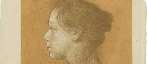 Self-Portrait in Profile facing left, January 1899