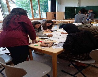 Schüler beim Lernen