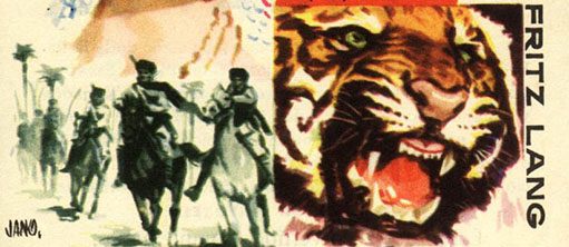 Plakatausschnitt Der Tiger von Eschnapur 