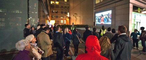 A Wall is a Screen 2014 @ Goethe-Institut Toronto © Tobias Wang