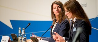 Yana Bits bei JDI | Foto: Diana Unt © Jugend debattiert international  &copy; Foto: Diana Unt © Jugend debattiert international  Yana Bits bei JDI