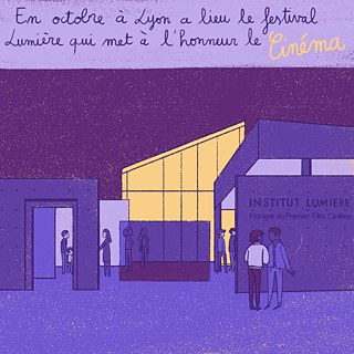 En octobre à Lyon a lieu le festival Lumière qui met à l’honneur le cinéma.