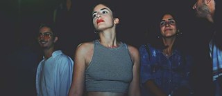 Visitors of the big opening-party danced to techno and trance.