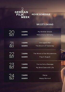 German Film Week Schedule Cebu