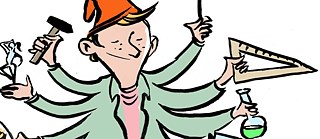 Gezeichnete Interview-Antwort von Reinhard Kleist