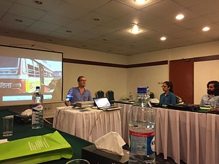 Till Passow-Lead Trainer at the First Workshop of Film Talents.