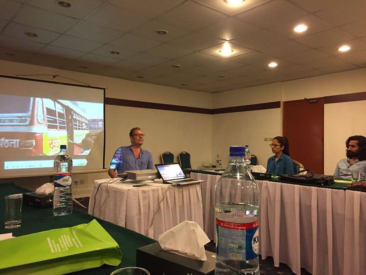 Till Passow-Lead Trainer at the First Workshop of Film Talents.