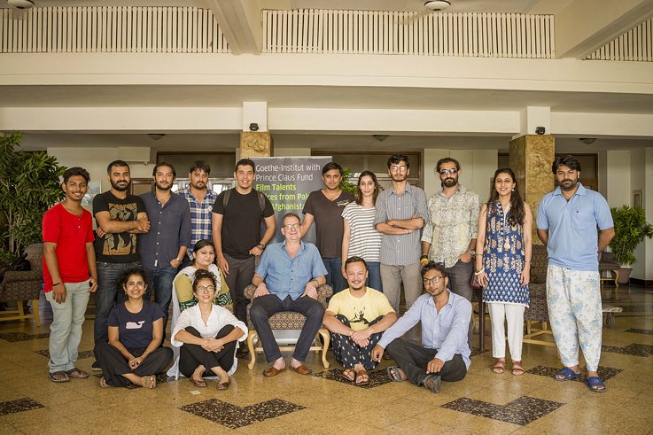 All the participants along with Till Passow - lead trainer, after the successful completion of the first workshop