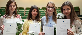 Yana Bits wird ukrainische Landessiegerin 2017 | Foto: Maryna Liapina/Goethe-Institut