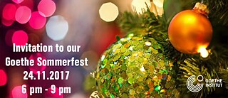 Invitation Goethe Sommerfest