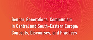 Fragment plakatu międzynarodowej konferencji pt. „Płeć, pokolenia, komunizm w Europie Środkowej i Południowo-Wschodniej"