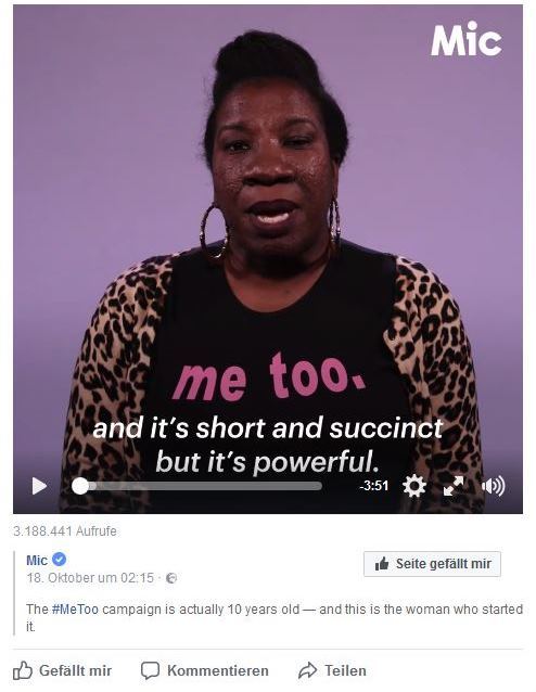 US-amerikanischen Sozialaktivistin Tarana Burke