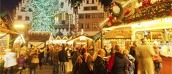 Christmas market at Romerburg square 