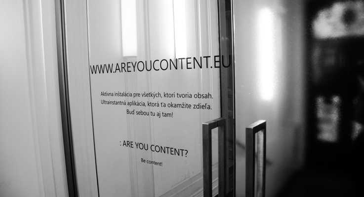 Inštalácia Are You Content?