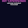 Die Gesellschaft der Gesellschaft, Cover deutsch © © Suhrkamp Verlag Die Gesellschaft der Gesellschaft, Cover deutsch