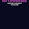 Die Gesellschaft der Gesellschaft, Cover deutsch &copy; © Suhrkamp Verlag Die Gesellschaft der Gesellschaft, Cover deutsch