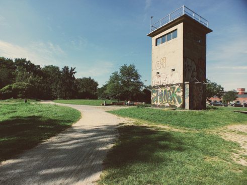 Almost every day I ride over the former Berliner Mauer and past this former watchtower in Kreuzberg, and I try to be grateful for such freedom.