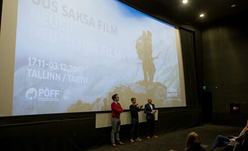 Filmvorführung „Die Vierhändige“ mit Produzent Markus Reinecke (l.) beim PÖFF 2017 