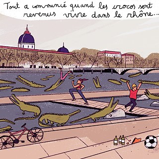 Tout a commencé quand les crocos sont revenus vivre dans le rhône…